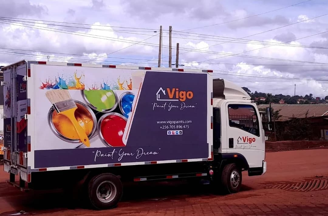 Vigo Paints delivery truck — Paint Your Dream